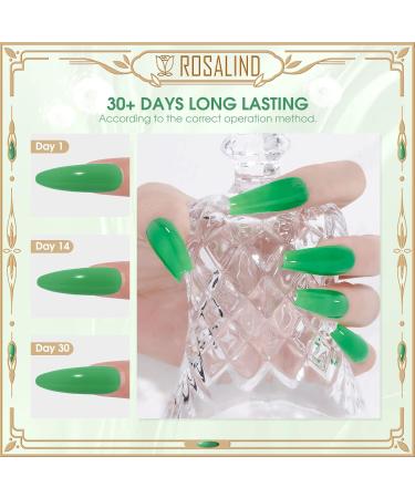 ROSALIND UV Nail Polish Set 10 Colours Shellac Nail Polish Gel Nail Polish Set Colour Gel for Gel Nails UV LED Soak Off Nail Gel Polish 6 ml Valentine's Day 02 - Buy Online on GoSupps.com