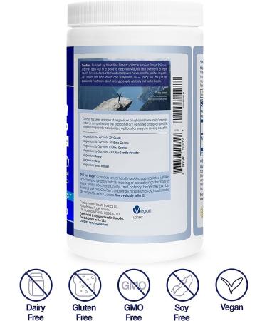 CanPrev 240g Magnesium Bisglycinate Powder 400mg - Chelated Complex, 3rd Party Tested, Made in Canada - Buy Online on GoSupps.com