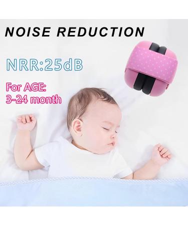 MORJCG Baby Ear Defenders - Noise Cancelling Ear Protector for Babies - Pink - Buy Online on GoSupps.com