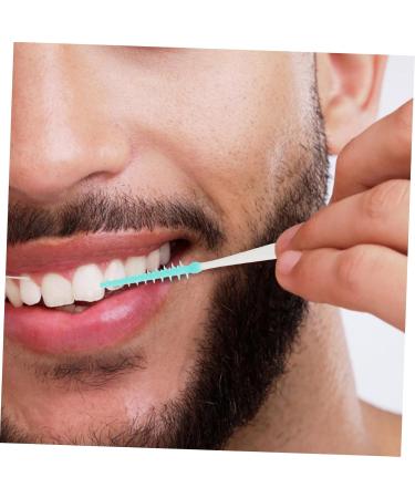 Sewoart 80st Interdental Brush - Portable Dental Floss for Oral Care | Tooth Gap Cleaner | TPE Care Brushes | Green - 1 Pack - Buy Online on GoSupps.com