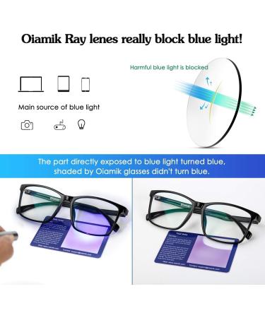 Buy Blue Light Blocking Glasses for Women & Men | Anti Eyestrain Eyeglasses for Computer TV Phones & Gaming - Black - Buy Online on GoSupps.com