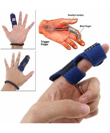 6PCS Trigger Finger Splints - Finger Brace & Support for Straightening - Universal Finger Splint - Buy Online on GoSupps.com
