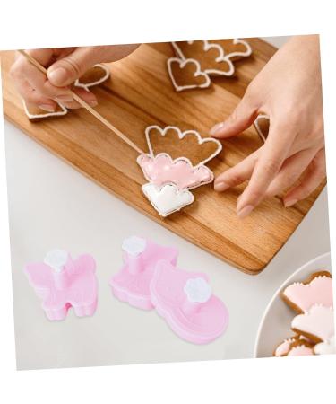 OUNONA 6 Pcs Biscuit Mold Kids Cookie Cutters Cute Cookie Cutters Animal Cookie Cutters Hanging Transparent Bin Small Cartoon Molds Cat Cookie Pastry Molds Paper Cup Silica Gel 3D The Cat 8x7.5cmx2pcs Pinkx2pcs - Buy Online on GoSupps.com