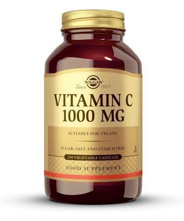 SOLGAR Vitamin B12 1000 mcg 250 Nuggets & Vitamin C 1000 mg 250 Vegetable Capsules - Antioxidant & Immune Support - Buy Online on GoSupps.com