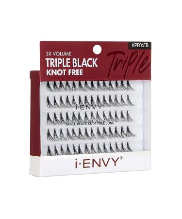 i-Envy Kiss Premium Knot-Free 70 Individual Lashes (Triple Black) - Buy Online on GoSupps.com