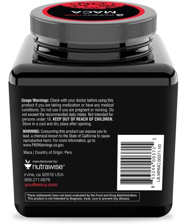 Youtheory Men's Maca Advanced - 120 Count with Peruvian Ginseng | Boost Energy & Vitality - Buy Online on GoSupps.com