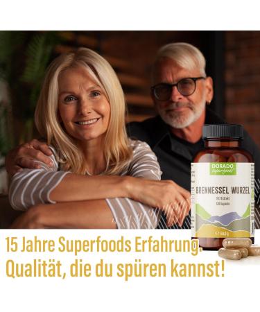 Nettle Root Extract Capsules 1600mg - High Dose Vegan & Gluten-Free | 120 Pieces | Dorado Superfoods - International Shipping Available - Buy Online on GoSupps.com