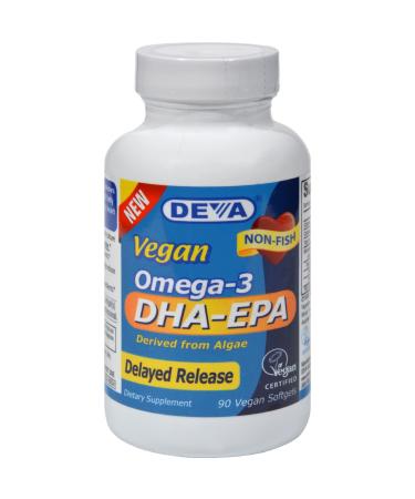 DEVA VEGAN VITAMINS DHA-EPA(DELAYED REL)VEGAN 90 VCAP