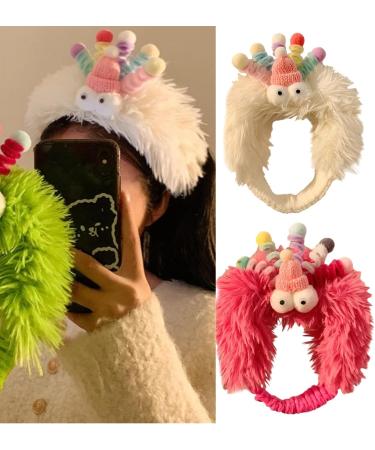 amangul Funny Colorful Hair Bands Photo Booth Props Cartoon Headband Party Headpiece Colorful Spring Headband for Washing Face(Purple) - Buy Online on GoSupps.com