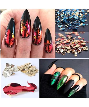 Tamicy 500 Sheets Metallic Gold Foil Leaf Paper - Craft & Decorate with 10 Colors - Ideal for Slime, Gilding, Nail Art, Painting & DIY Projects - Buy Online on GoSupps.com