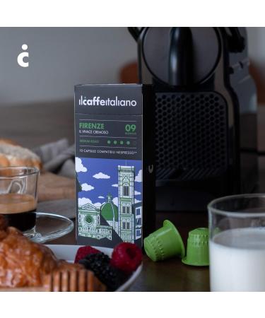  FRHOME FRHOME - 100 Nespresso-compatible coffee capsules - Firenze blend intensity 9 - Il Caff Italiano - Buy Online on GoSupps.com