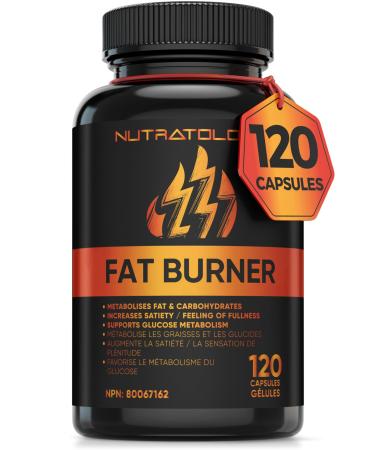 Thermogenic Fat Burner Formulated To Metabolize Carbohydrates & Fats - Appetite Suppressant That Helps To Increase Satiety - Weight Loss Pills for Women & Men - Bloating Relief - Keto-Friendly - 120 Diet Pills / Capsules 120 count (Pack of 1)