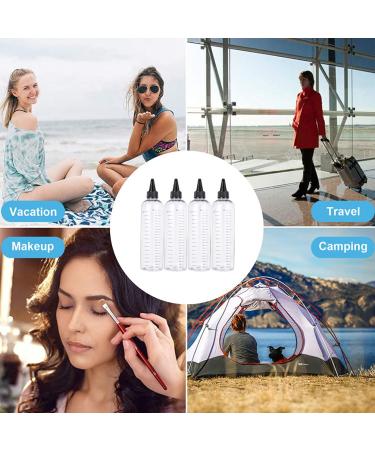 Lurrose 4PC 500ml Plastic Squeeze Bottles for Hair Coloring - Empty Measurement Donor Containers - Buy Online on GoSupps.com