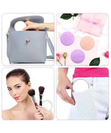 50 Pcs Random Pocket Mini Mirrors - Colorful Compact Mirrors for Women Girls - Portable Round Glass Makeup Mirror Bulk Assorted Styles - Travel & Daily Use - Buy Online on GoSupps.com