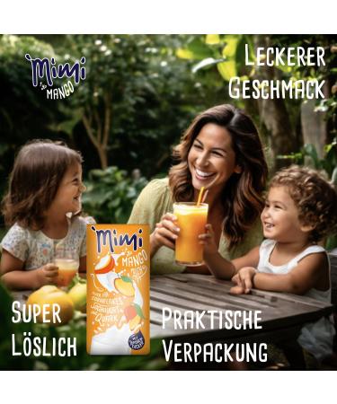 Mimi Milmix Mango Powdered Drink 12 x 400g Milk Mix Storage Pack Soluble Milk Drinks Mango Powder to Share with the Family - Buy Online on GoSupps.com