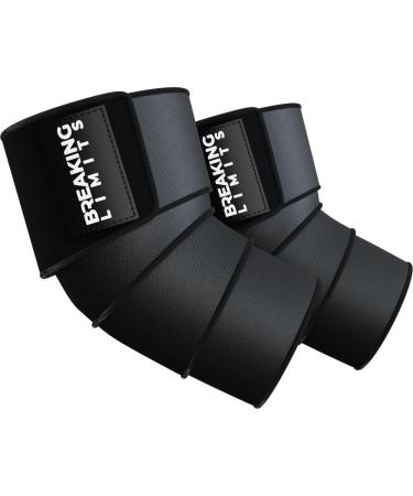 Breaking Limits Ellbogen Bandage Gym - Ellenbogenbandt Kraftsport - elbow bandages for weightlifting bodybuilding powerlifting bench press & fitness (1 pair) - Buy Online on GoSupps.com