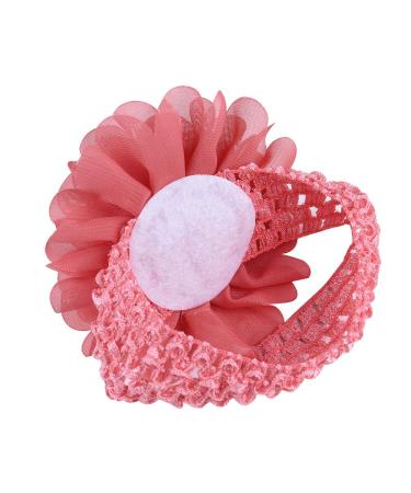 18 Pieces Baby Girl Headbands - Chiffon Flower Soft Elastic Hair Accessories for Newborns & Toddlers - Buy Online on GoSupps.com