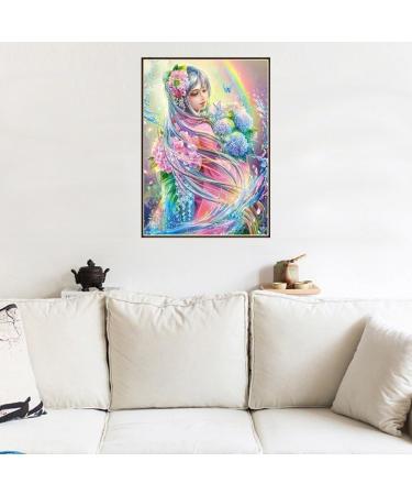 DIY 5D Diamond Painting Kit - SSZZoo Full Drill Fairy Embroidery Cross Stitch | Home Wall Art Decor Rhinestone Painting Kit - Buy Online on GoSupps.com