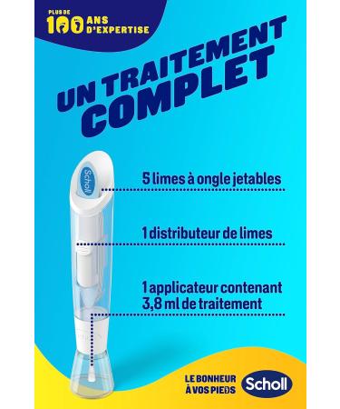 Scholl 2-in-1 Nail Treatment Solution Damaged by Mycosis - Results in 2 Weeks - Easy to Use - Penetrates and Treats at Source - Buy Online on GoSupps.com