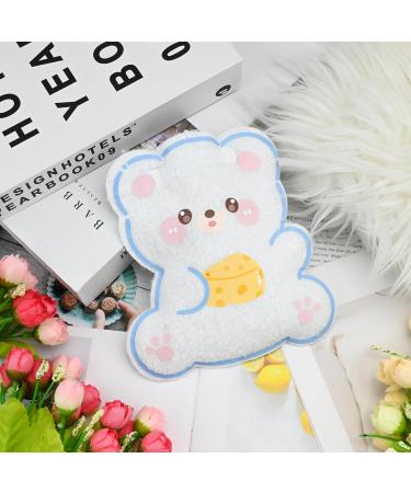 350ML Small Hot Water Bottle with Plush Soft Cover - Perfect for Hand, Feet, Neck, and Shoulder Pain Relief - Ideal for Women, Seniors, and Children - White - Buy Online on GoSupps.com