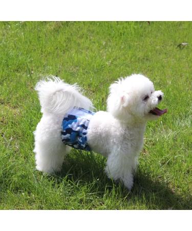 Joydaog Reusable Belly Bands for Small Dogs | 3 High-Quality Camouflage Dog Diapers for Male Puppies | S Size (10-13 Waist) - Buy Online on GoSupps.com
