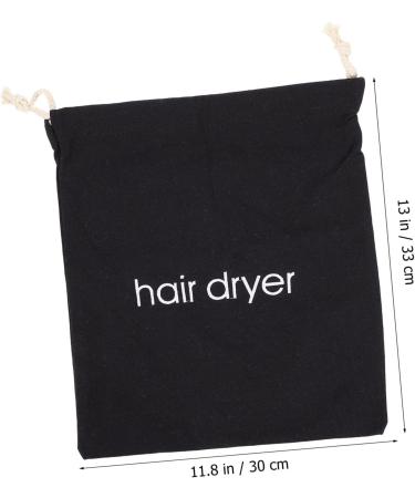 Beaupretty 5pcs Hair Dryer Storage Bag - Drawstring Pouch for Blowdryer & Styling Tools | Travel-Friendly Black Fabric Bags - Buy Online on GoSupps.com