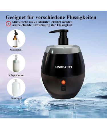 Linbeauti Massage Oil Heater with Dispenser | Perfect for Oils Lotions & Gels | Ideal for Home Salons & Spas - International Shipping Available - Buy Online on GoSupps.com