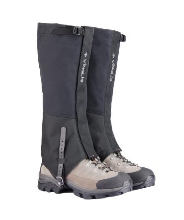 Vinqliq Durable Waterproof Breathable Hiking Ski Snow Climbing Hunting High Leg Gaiters for Men and Women upgraded - S