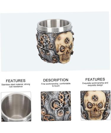 Frcolor Men's 3Pcs Stainless Steel Shaving Set - Foaming Wet Soap Cups & Beard Tool - Durable & Stylish Design - Buy Online on GoSupps.com