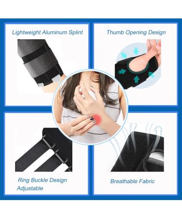 Tunnel Wrist Brace for Men & Women | Maximum Support Wrist Splint for Tendonitis Arthritis & Sprains - Adjustable Left Hand Brace (AY515-M - Buy Online on GoSupps.com