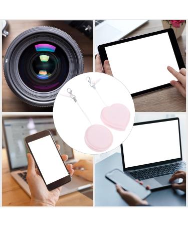 FOMIYES 2pcs Screen Wipe - Portable Glasses & Lens Cleaner Cloth for Screens & Eyeglasses - Pink Cleaning Wipes - Buy Online on GoSupps.com