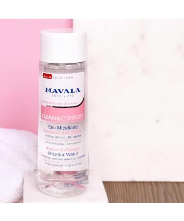MAVALA CLEAN & COMFORT Alpine Softness Micellar Water 200 ml - Gentle Makeup Remover for All Skin Types | International Shipping Available - Buy Online on GoSupps.com