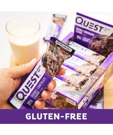  Quest Quest Nutrition Double Chunk Bar 12 per Box 1 Unit Chocolate - Buy Online on GoSupps.com