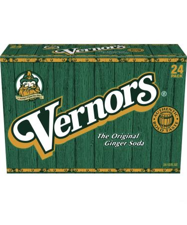 Vernors Ginger Ale 12 oz (24 Cans) Ginger 12 Ounce (Pack of 24)