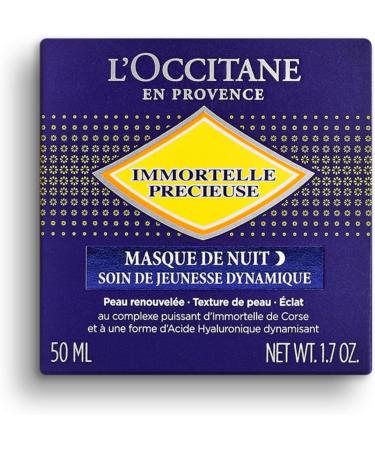 L'OCCITANE Immortelle Precious Overnight Mask 50ml | Blue Light Protection Mask for All Skin Types - Buy Online on GoSupps.com