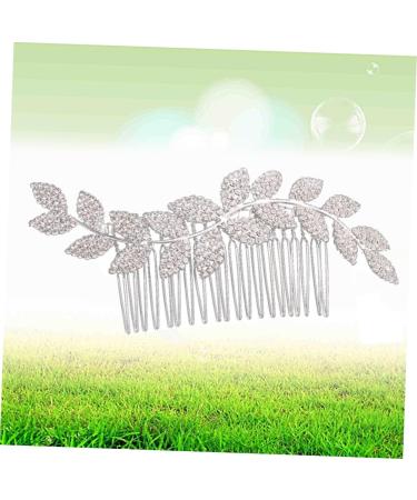 DOITOOL Tocados Para El Wedding Hair Accessories Silver Hair Comb Alloy Hair Comb Tiara Bridal Comb Bridal Side Comb European and American Headgear Banquet - Buy Online on GoSupps.com