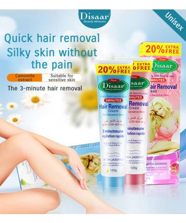 DISAAR Hair Removal Inhibitor Cream 120g - Best Permanent & Fast Results | Shop Now - Buy Online on GoSupps.com