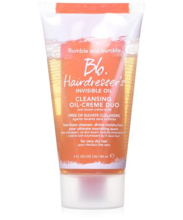 Bumble and Bumble Hairdresser's Invisible Cleansing Oil-creme Duo for Unisex Cleanser  5 Ounce