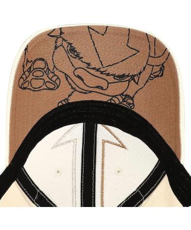 Avatar The Last Airbender Appa Character 3D Big Face Snapback Hat - White - Buy Online on GoSupps.com