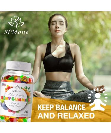 3 Packs Organic Hemp Gummies Extra Strengthen High Potency with Pure Hemp Oil Extract Vegan Edible Bear Candy - Non-GMO Vegan Low Sugar - Buy Online on GoSupps.com