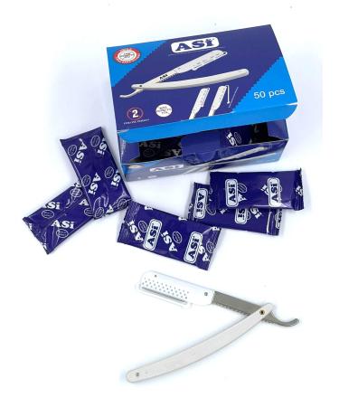 Disposable razor disposable hygiene razor for hairdressers 1 pack 50 pcs.