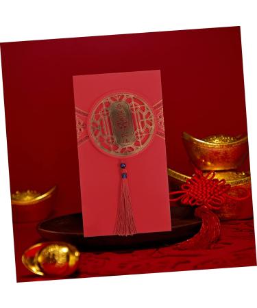 LALAFINA 12 Pcs Wedding Red Envelope Red Gifts Cash Envelopes Rabbit Red Envelopes 2023 Wedding Red Packet Red Money Bags Wedding Favors Chinese Money Envelopes Paper Bride Card Dedicated - Buy Online on GoSupps.com
