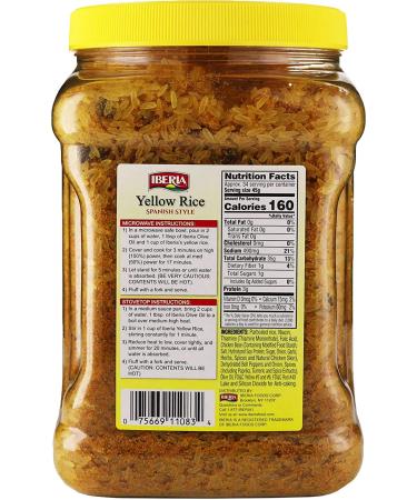 Iberia Spanish Style Yellow Rice 54 Oz - 3.4 lbs (Pack of 1) - Buy Online on GoSupps.com