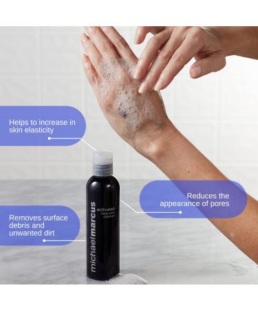 Buy Michael Marcus Activated Charcoal Deep Pore Cleanser - Detoxify Remove Oil & Dirt - Natural for All Skin Types (4oz) - International Shipping Available - Buy Online on GoSupps.com
