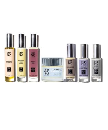 KPS Essentials Dry Skin Routine - Ultimate Hydration & Radiance Boost - Reduces Aging Signs Improves Elasticity Restores pH Balance - Natural & Organic Skincare Solution