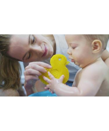 Scrubby's Duck Yellow Silicone Scrubber - Non-Abrasive & Long-Lasting | Medium Size - Buy Online on GoSupps.com
