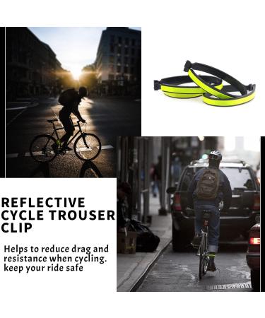 Buy DNGH Reflective Bicycle Pants Clips | Universal Cycle Clips for Cyclists | Durable Pants Protection & Reflectors - Buy Online on GoSupps.com