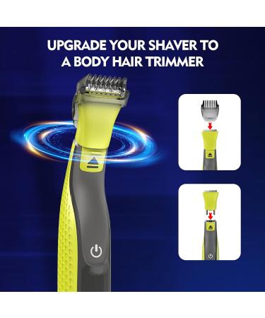 4-in-1 Shaver & Body Trimmer Replacement Head - Compatible with One Blade | International Shipping Available - Buy Online on GoSupps.com