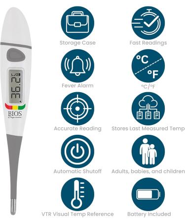 Bios Thermor Flex-Tip Digital Fast Read thermometer 1 count - Buy Online on GoSupps.com