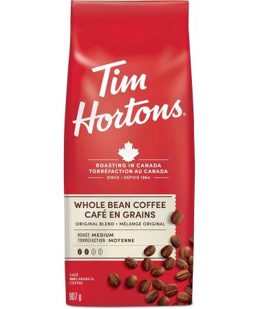Tim Hortons Whole Bean Bag Original Whole Bean 907 Grams & Maple Fine Grind Coffee Medium Roast 300g Bag Coffee Coffee + Coffee Maple 907 g (Pack of 1) - Buy Online on GoSupps.com